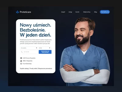 Realizacja strony internetowej dla gabinetu stomatologicznego