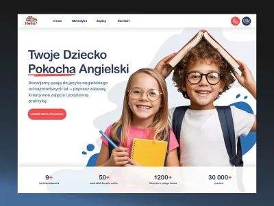 Realizacja strony internetowej dla szkoły językowej